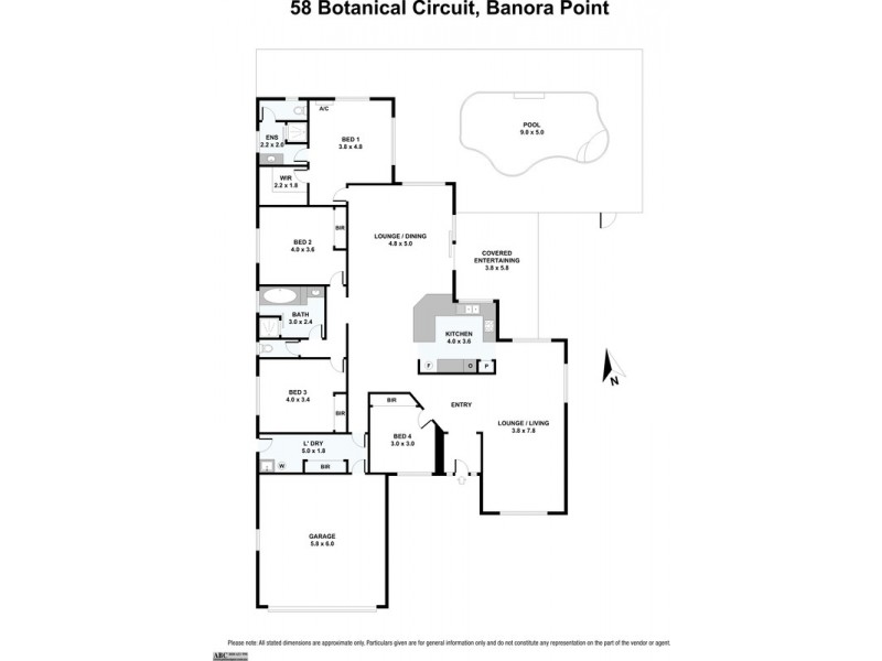 58 Botanical Circuit, Banora Point NSW 2486 Floorplan