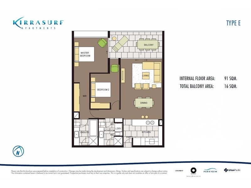 103/2 Creek Street, Kirra QLD 4225 Floorplan
