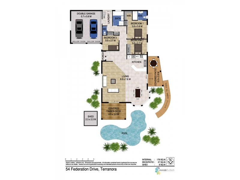 54 Federation Drive, Terranora NSW 2486 Floorplan