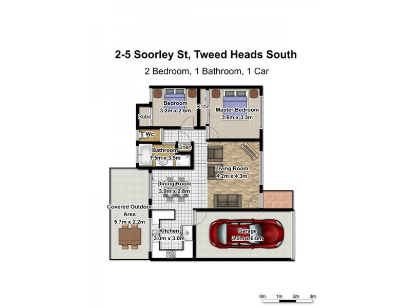 2/5 Soorley Street, Tweed Heads South NSW 2486 Floorplan