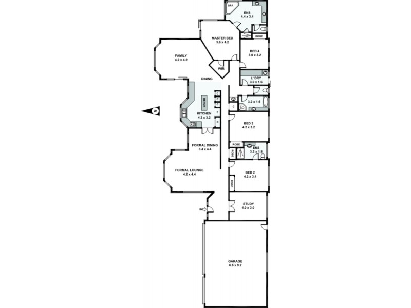 2 Trutes Terrace, Terranora NSW 2486 Floorplan