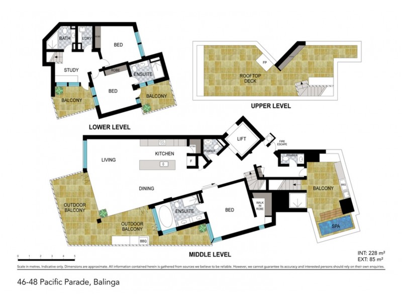 801/46-48 Pacific Parade, Bilinga QLD 4225 Floorplan
