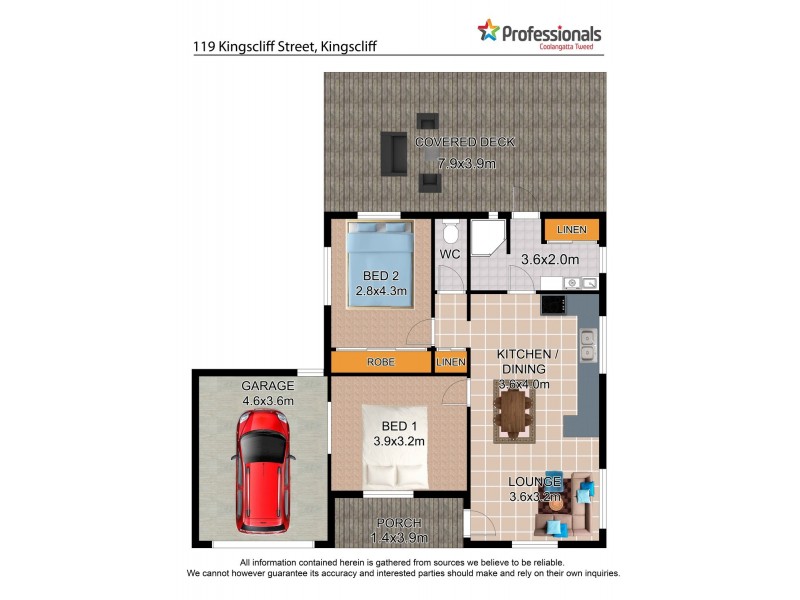 119 Kingscliff Street, Kingscliff NSW 2487 Floorplan