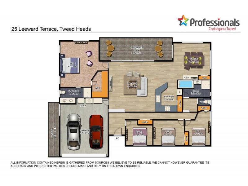 25 Leeward Terrace, Tweed Heads NSW 2485 Floorplan