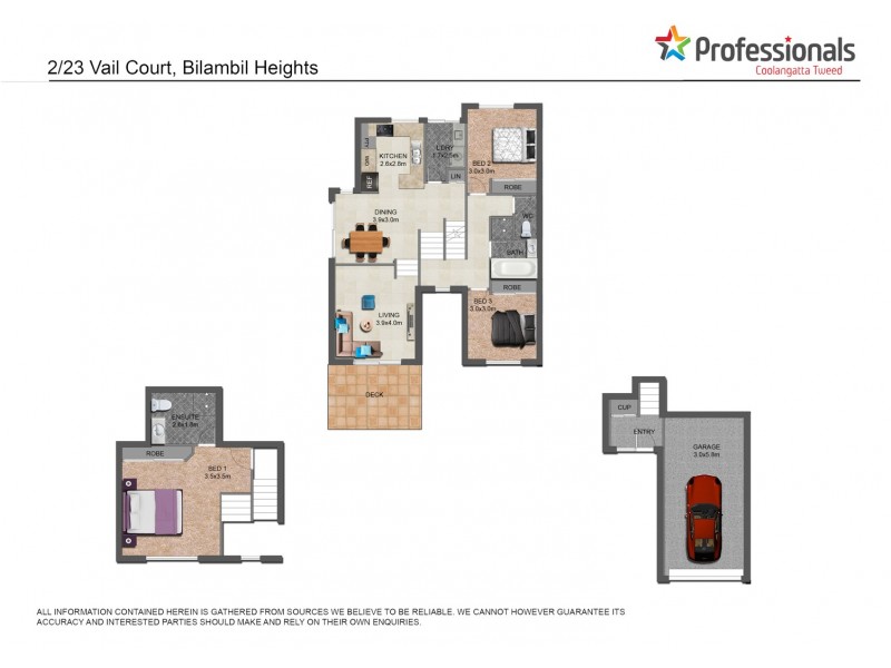 2/23 Vail Court, Bilambil Heights NSW 2486 Floorplan