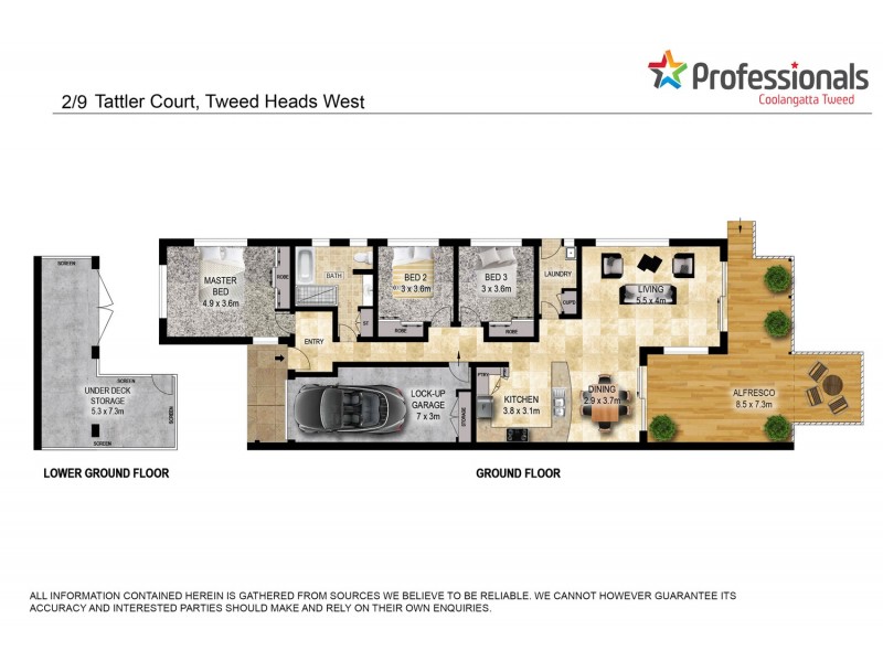 2/9 Tattler Court, Tweed Heads West NSW 2485 Floorplan