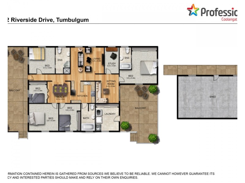 62 Riverside Drive, Tumbulgum NSW 2490 Floorplan