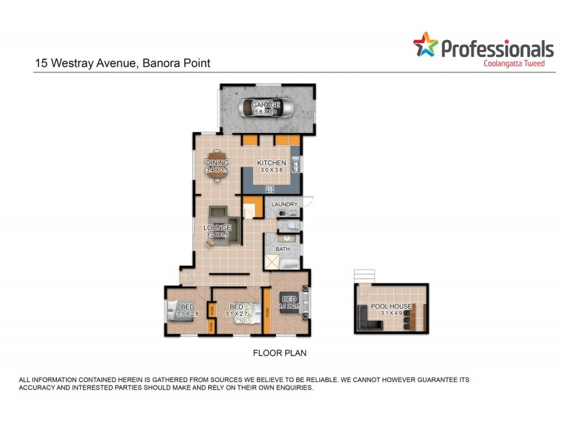 15 Westray Avenue, Banora Point NSW 2486 Floorplan