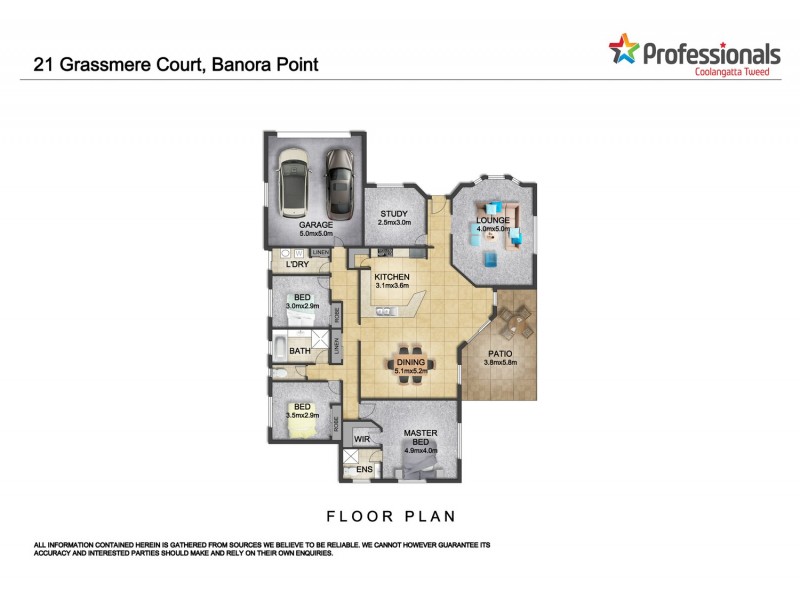 21 Grassmere Court, Banora Point NSW 2486 Floorplan