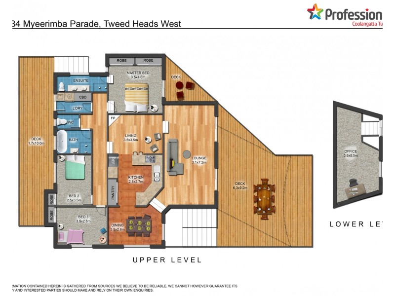 34 Myeerimba Parade, Tweed Heads West NSW 2485 Floorplan