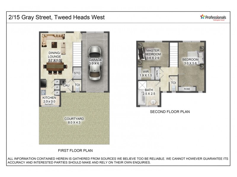 2/15 Gray Street, Tweed Heads West NSW 2485 Floorplan