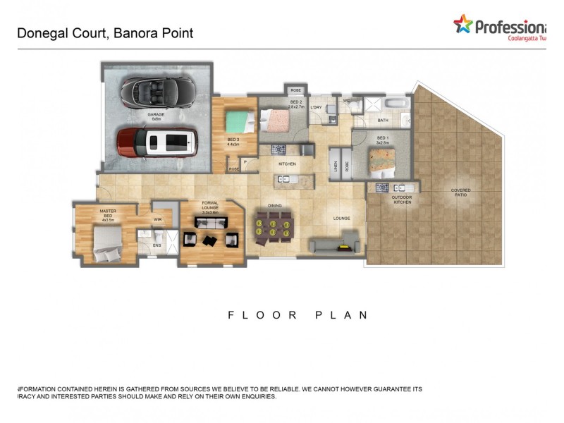 4 Donegal Court, Banora Point NSW 2486 Floorplan