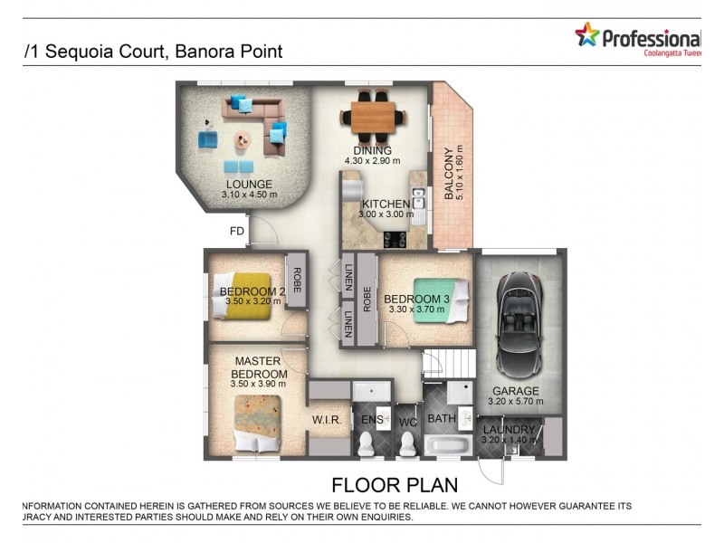 1/1 Sequoia Court, Banora Point NSW 2486 Floorplan