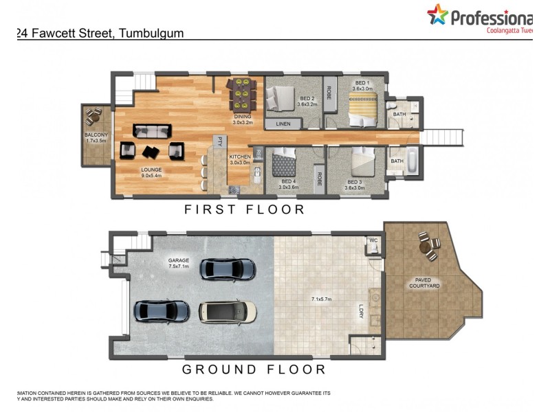 24  Fawcett Street, Tumbulgum NSW 2490 Floorplan