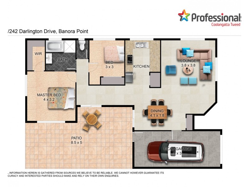 2/242 Darlington Drive, Banora Point NSW 2486 Floorplan