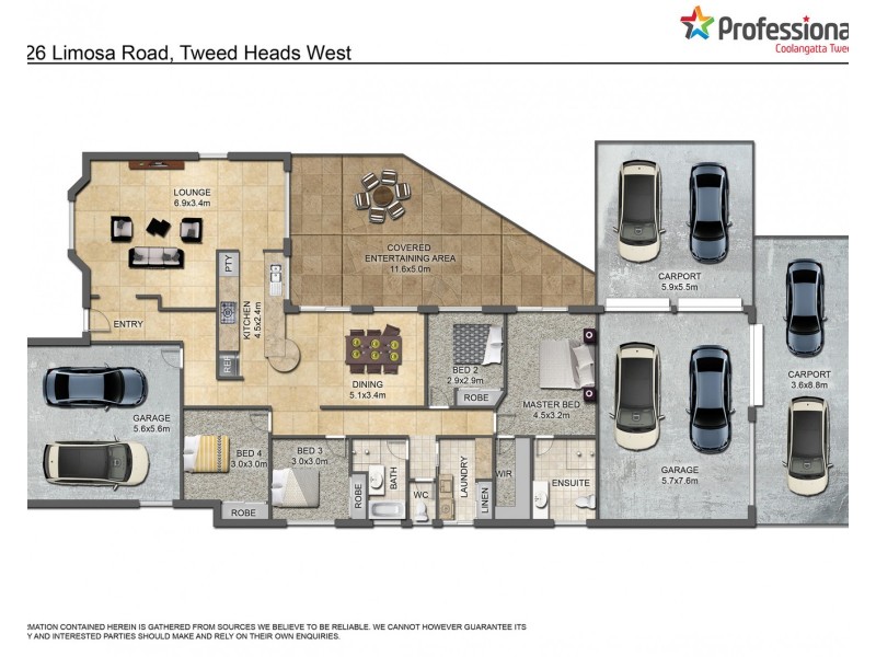 26  Limosa Road, Tweed Heads West NSW 2485 Floorplan