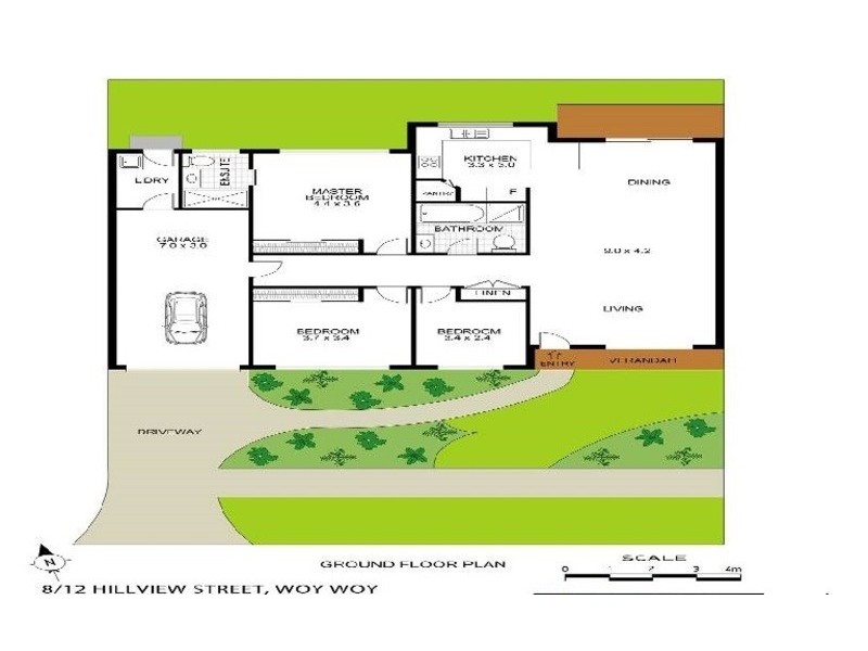8/12 Hillview Street, Woy Woy NSW 2256 Floorplan