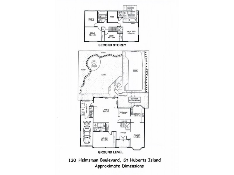 130 Helmsman Boulevard, St Huberts Island NSW 2257 Floorplan
