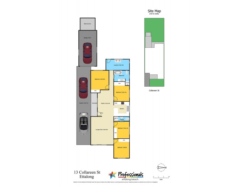 13 Collareen Street, Ettalong Beach NSW 2257 Floorplan