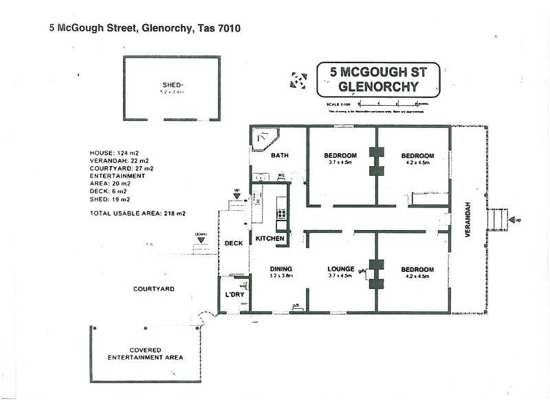 5 McGough Street, Glenorchy TAS 7010 Floorplan
