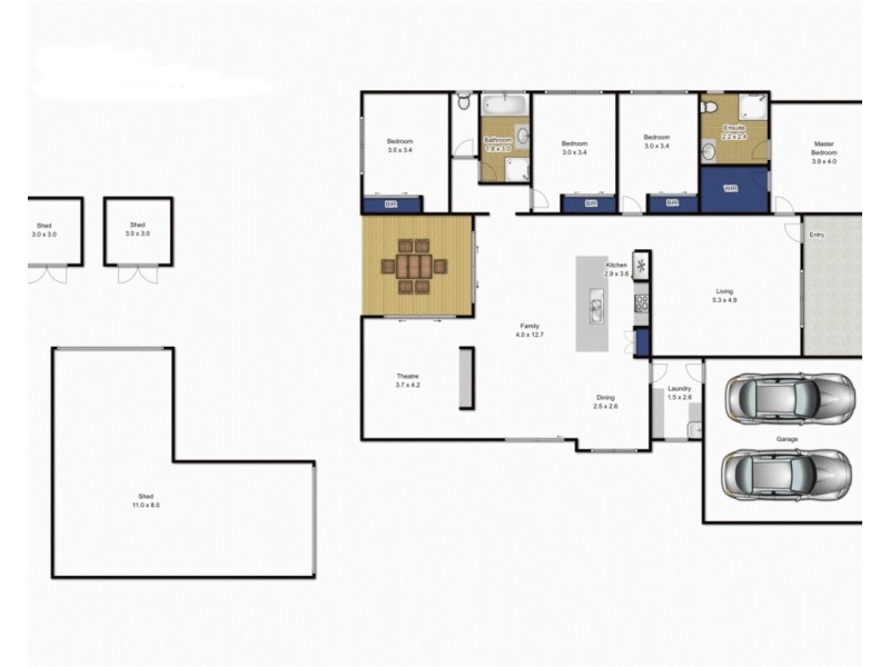 15  Burrnett Court, Heyfield VIC 3858 Floorplan