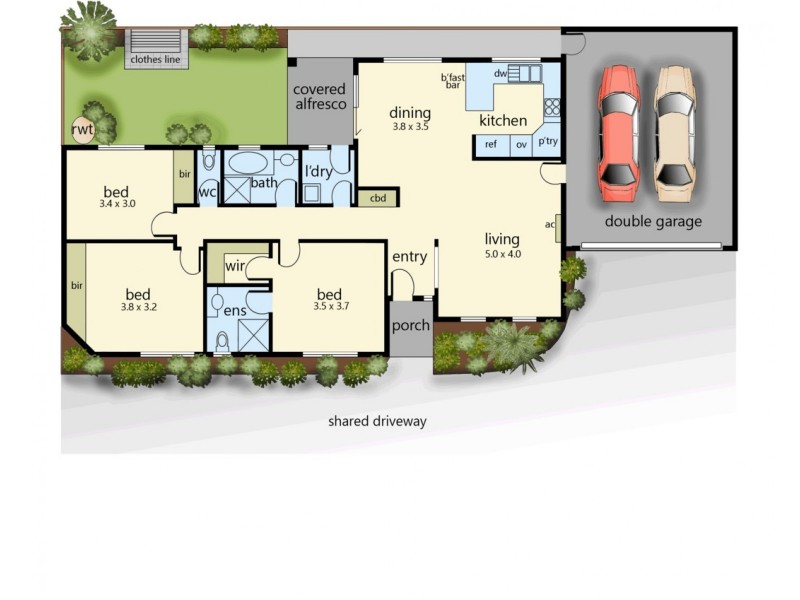 Rosebud VIC 3939 Floorplan