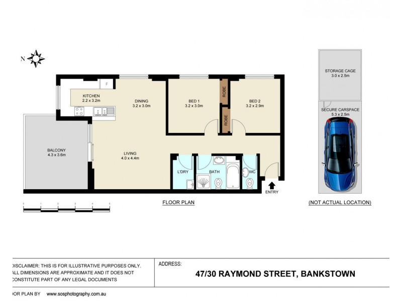 47/30 Raymond Street, Bankstown NSW 2200 Floorplan