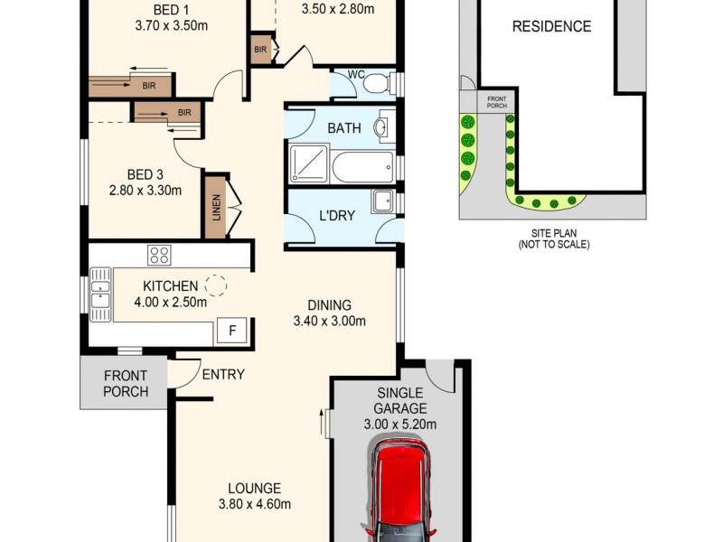 2/32A William Street, Condell Park NSW 2200 Floorplan