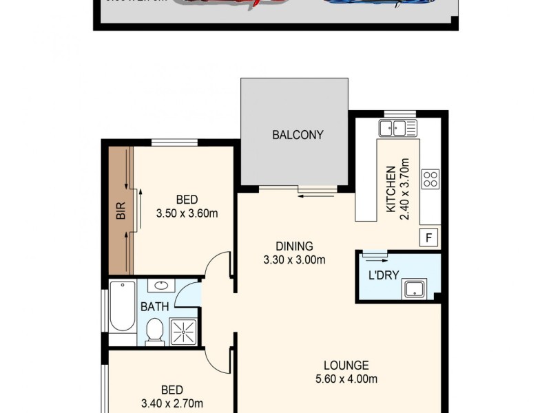 8/18-20 Gordon Street, Bankstown NSW 2200 Floorplan