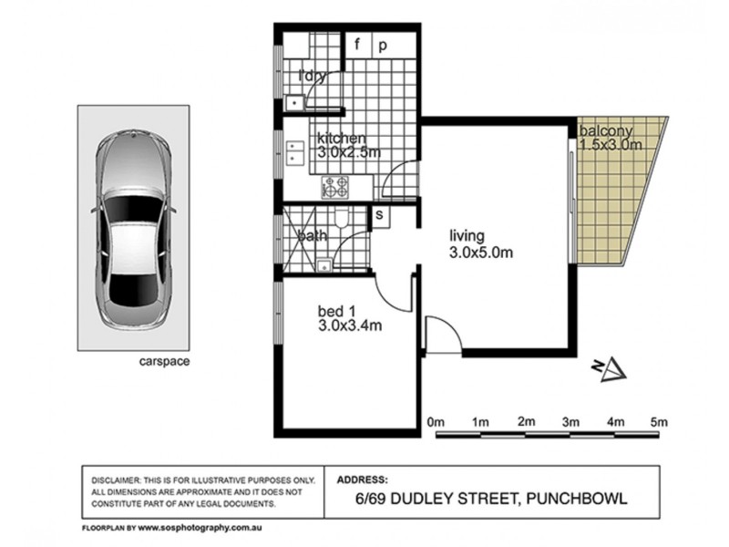 6/69 Dudley Street, Punchbowl NSW 2196 Floorplan