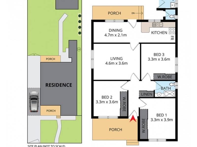 43 De Witt Street, Bankstown NSW 2200 Floorplan