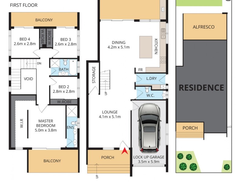 1A Albert Street, Revesby NSW 2212 Floorplan