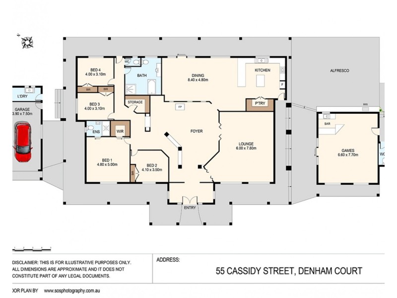 55 Cassidy Street, Denham Court NSW 2565 Floorplan