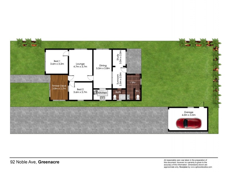 92 Noble Avenue, Greenacre NSW 2190 Floorplan