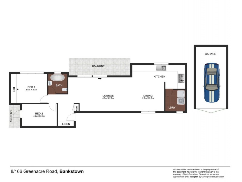 8/166 Greenacre Road, Bankstown NSW 2200 Floorplan