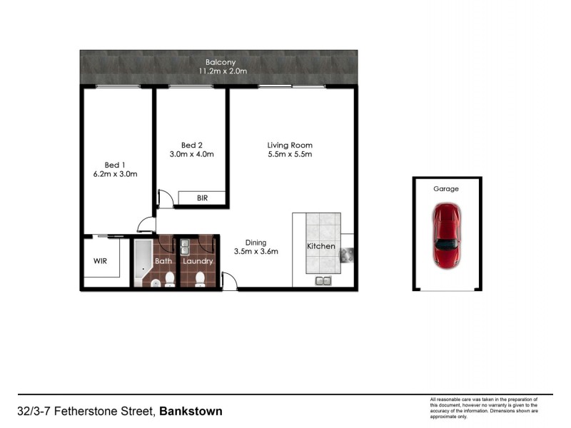 32/3-7 Fetherstone Street, Bankstown NSW 2200 Floorplan