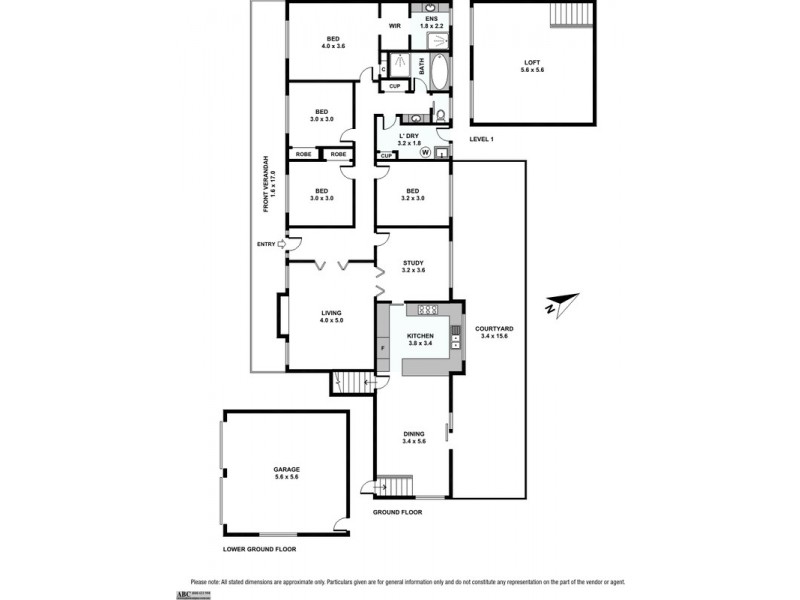 1 Cherie Place, Bass Hill NSW 2197 Floorplan