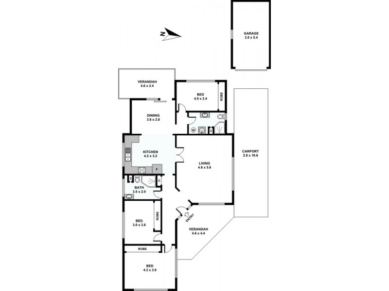 116 Hector Street, Chester Hill NSW 2162 Floorplan