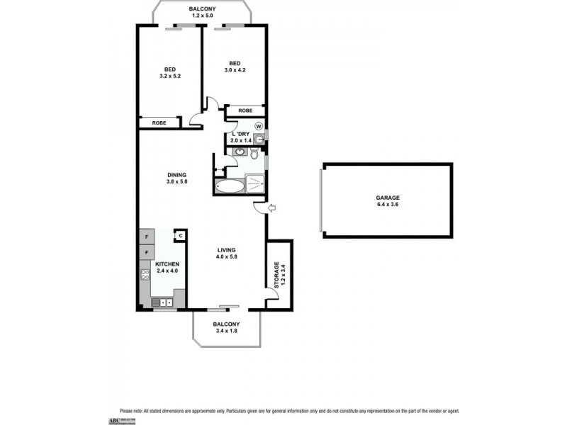 2/134 Meredith Street, Bankstown NSW 2200 Floorplan
