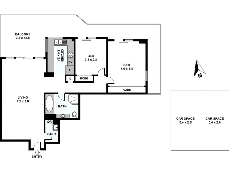 102/11 Jacob Street, Bankstown NSW 2200 Floorplan