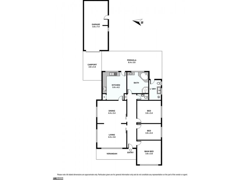 9 Clarke Street, Bass Hill NSW 2197 Floorplan
