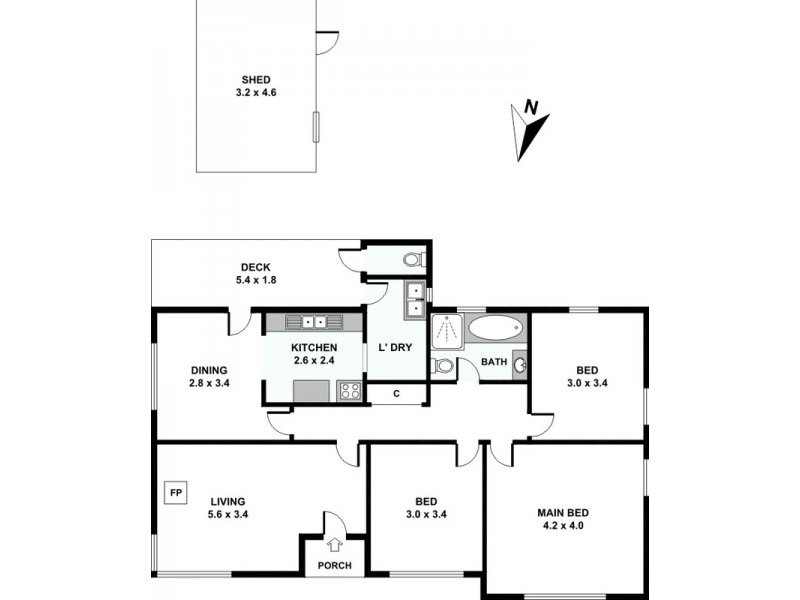 32 Macquarie Street, Greenacre NSW 2190 Floorplan