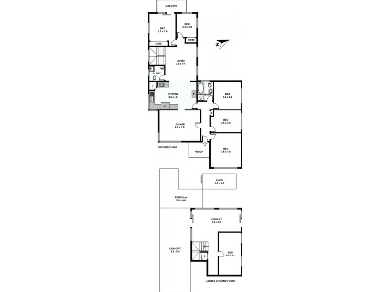 35 Donington Avenue, Georges Hall NSW 2198 Floorplan