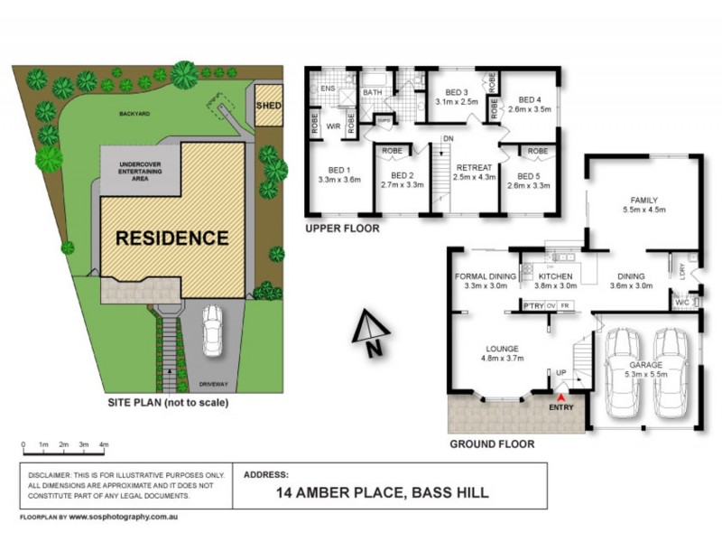 14 Amber Place, Bass Hill NSW 2197 Floorplan