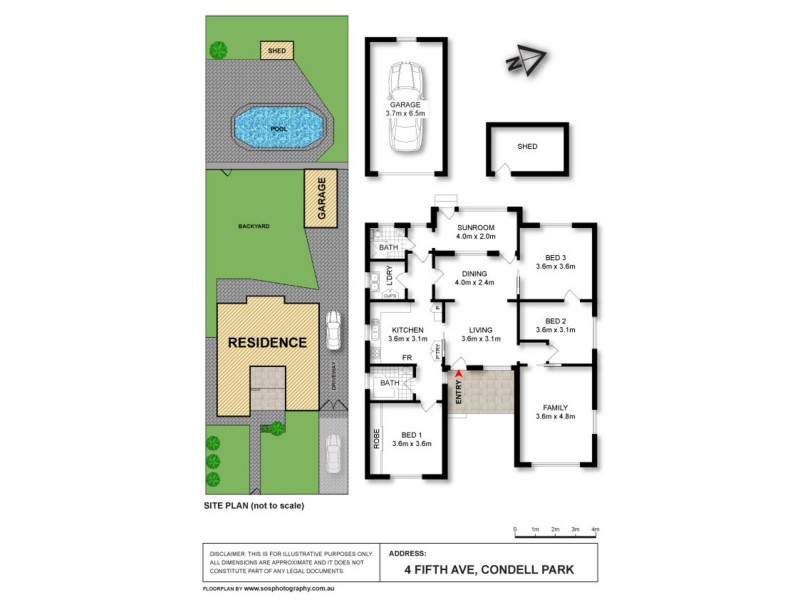 4 Fifth Avenue, Condell Park NSW 2200 Floorplan