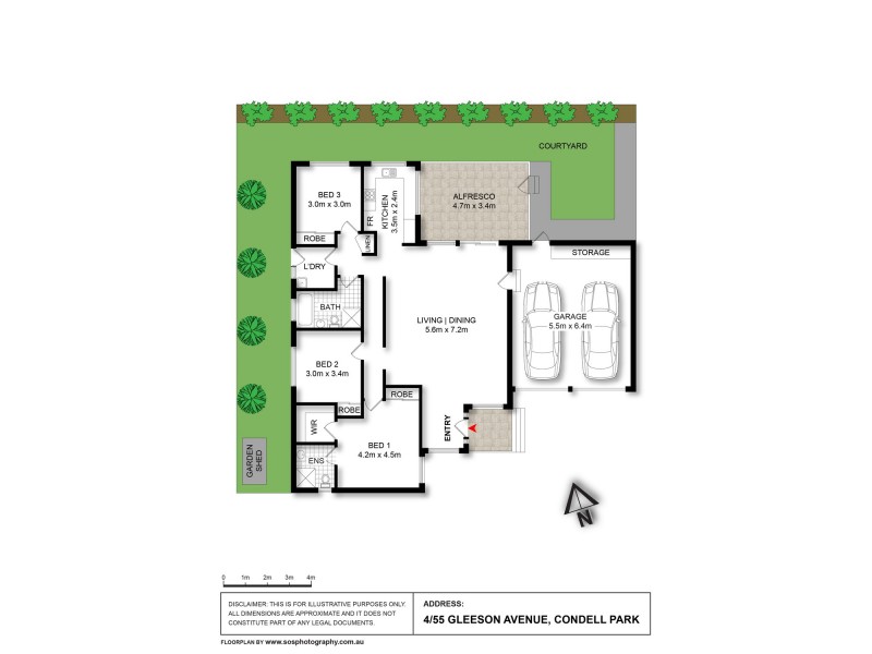 4/55 Gleeson Avenue, Condell Park NSW 2200 Floorplan