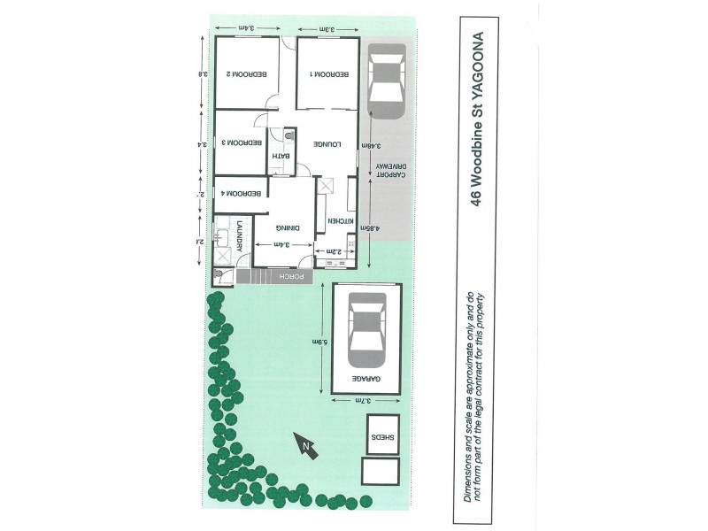 46 Woodbine Street, Yagoona NSW 2199 Floorplan