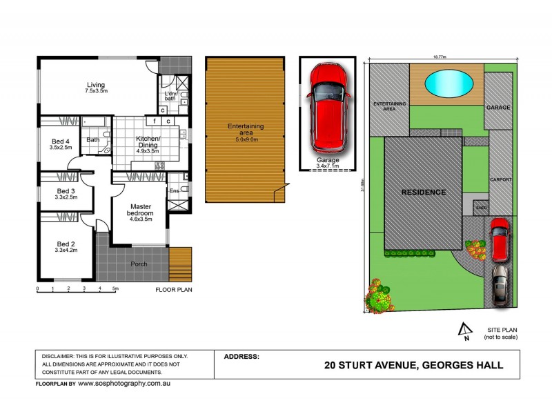 20 Sturt Avenue, Georges Hall NSW 2198 Floorplan