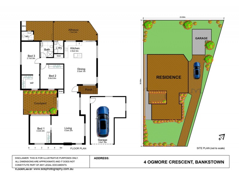 4 Ogmore Court, Bankstown NSW 2200 Floorplan