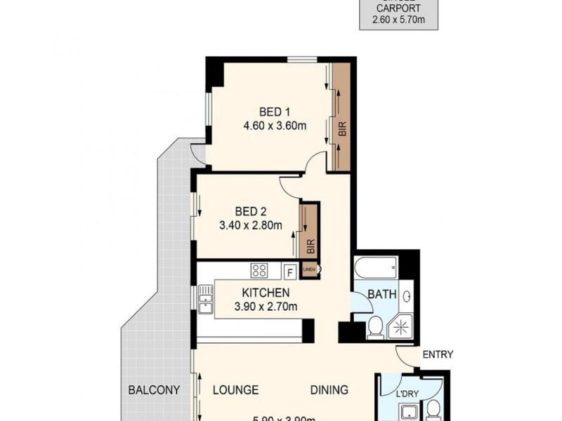 205/11 Jacobs Street, Bankstown NSW 2200 Floorplan